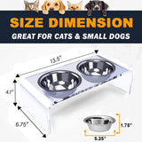 Acrylic Dogs And Cats Pet Feeder