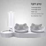 Plastic Double BowlAmalgamite Pets My StoreCatProduct information:
 
 Specifications: three bowls (dark blue), three bowls (pink), three bowls (light blue), three bowls (light gray), three bowls carton
 
 MateriPlastic Double Bowl Anti Roll Pet Products For Cats