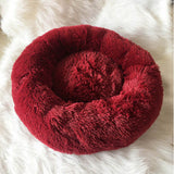 Luxury Round Pet Bed for Small Dogs & Cats – Plush Donut