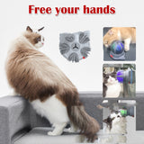 Electric Pets Cat Brush LED toy massager with catnip and dual power modes for grooming and play