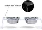 Acrylic Dogs And Cats Pet Feeder