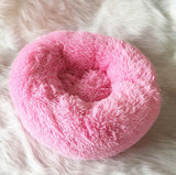 Luxury Round Pet Bed for Small Dogs & Cats – Plush Donut