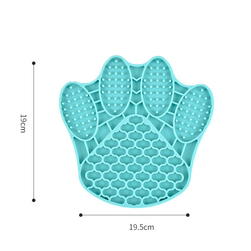 New Amazon Silicone Dog Licking Mat Pet Feeding Bowl