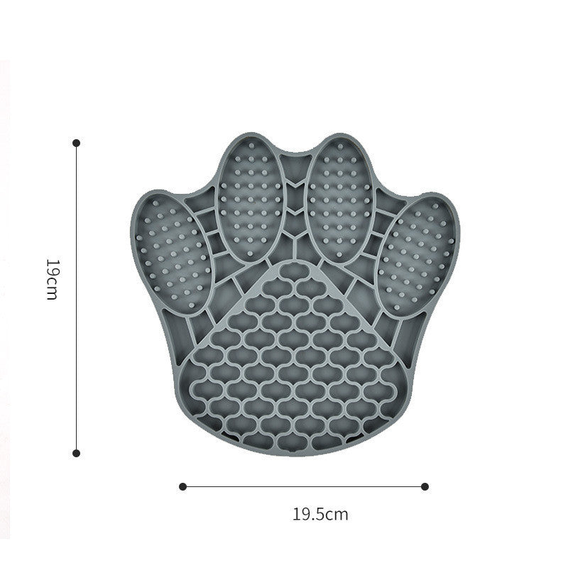 New Amazon Silicone Dog Licking Mat Pet Feeding Bowl