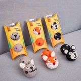 Colorful Felt Cat Toy Ball with Animal Sounds.