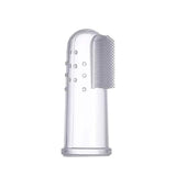 Pet Finger Toothbrush For Dogs Cats Extra Soft Silicone Bristles