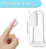 Pet Finger Toothbrush For Dogs Cats Extra Soft Silicone Bristles