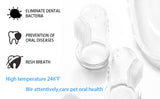 Pet Finger Toothbrush For Dogs Cats Extra Soft Silicone Bristles