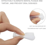 Pet Finger Toothbrush For Dogs Cats Extra Soft Silicone Bristles
