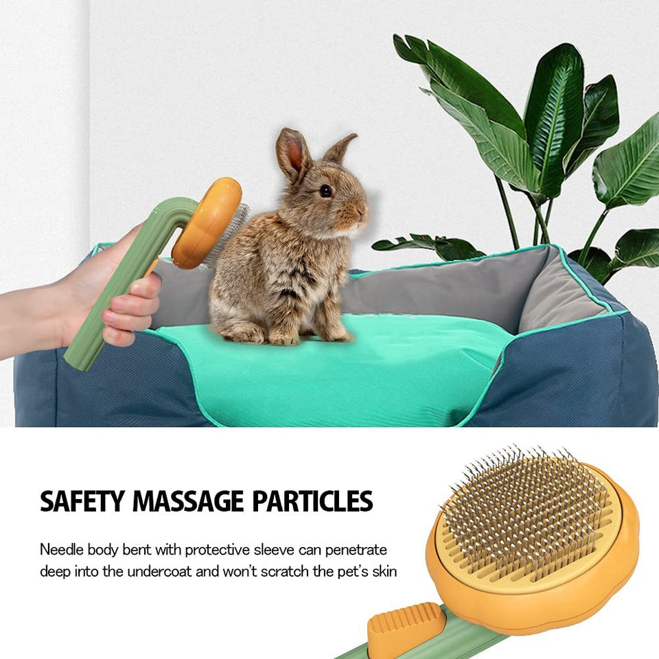 Slick cat hair brush