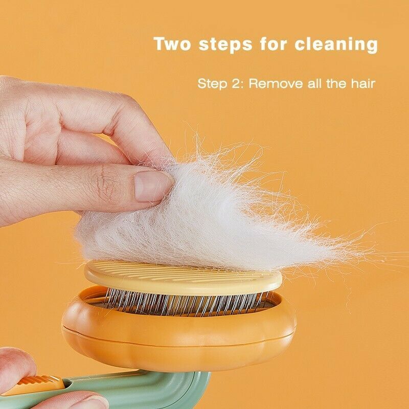 Slick cat hair brush