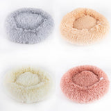 Luxury Round Pet Bed for Small Dogs & Cats – Plush Donut