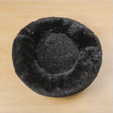 Luxury Round Pet Bed for Small Dogs & Cats – Plush Donut