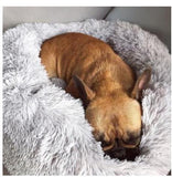 Luxury Round Pet Bed for Small Dogs & Cats – Plush Donut