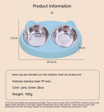 2-in-1 Stainless Steel Bowls – Serve Food & Water in One Sturdy, Slip-Proof Station!
