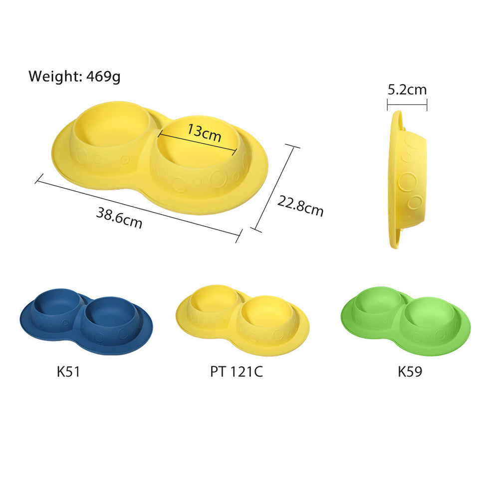 Silicone Bowl for Mess-Free Pet Feeding Anywhere