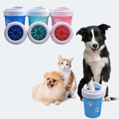 Pet foot washing cup.