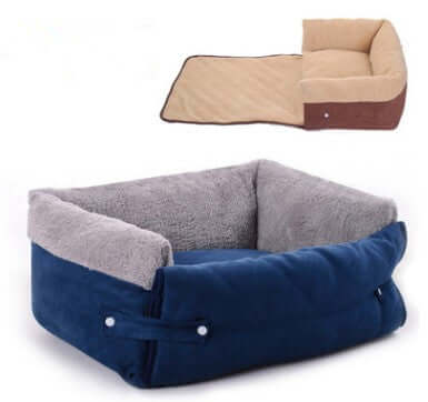 pet nest removable pet bed flip with blanket
