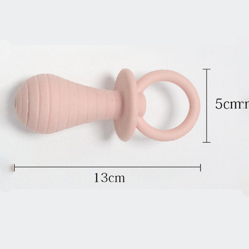Pet Pacifier Rubber ToysAmalgamite Pets My StoreCatMaterial: TPR
 
 Product category: biting toys
 
 Color: green, pink, gray, blue
 
 Product weight: 0.05kgPet Pacifier Rubber Toys For Newborn Dogs Cat