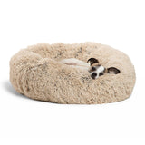 Luxury Round Pet Bed for Small Dogs & Cats – Plush Donut