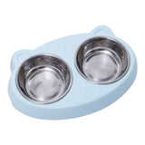 2-in-1 Stainless Steel Bowls – Serve Food & Water in One Sturdy, Slip-Proof Station!