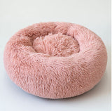 Luxury Round Pet Bed for Small Dogs & Cats – Plush Donut