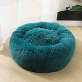 Luxury Round Pet Bed for Small Dogs & Cats – Plush Donut