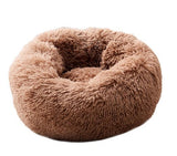 Luxury Round Pet Bed for Small Dogs & Cats – Plush Donut