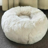 Luxury Round Pet Bed for Small Dogs & Cats – Plush Donut