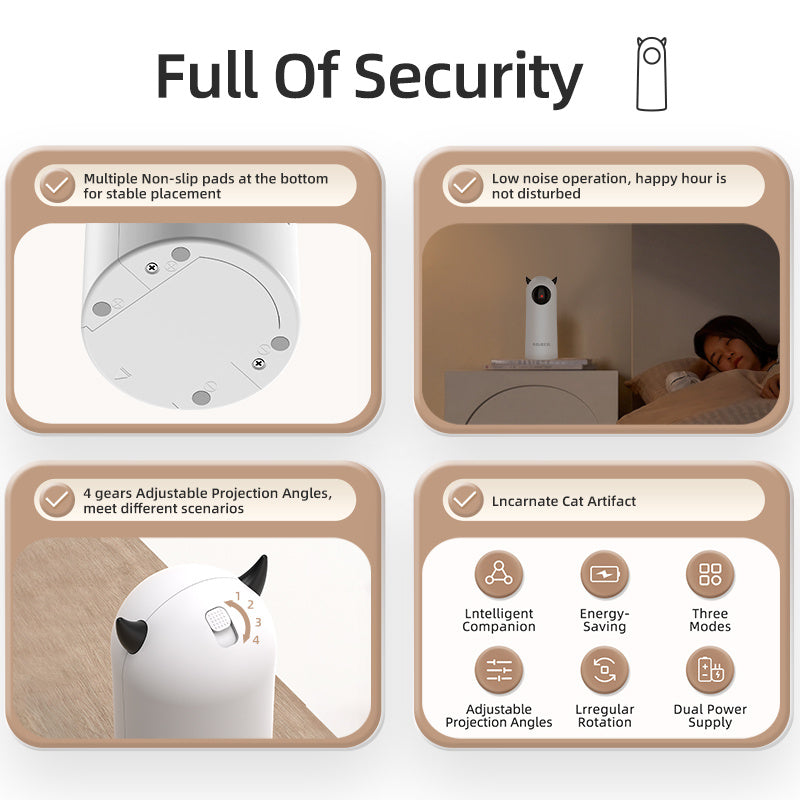 Hands-Free Cat Laser Toy