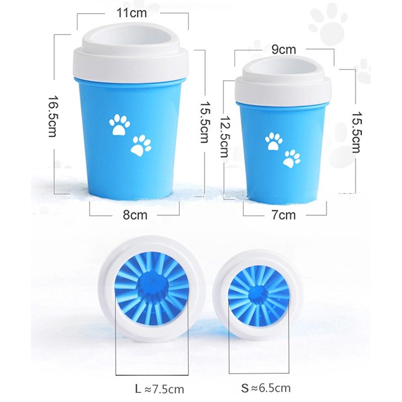 Pet foot washing cup.
