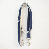 MUTTCO Cowboy Dog Collar handmade adjustable leather and nylon dog collar with metal buckle in western style
