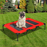 Pet Cages And BedsAmalgamite Pets My StoreCatFeatures:

 - Elevated off the ground for comfort and to allow airflow on all sides
 - Features a lightweight, steel frame making it highly durable
 - 600D PVC oxforPet Cages And Beds