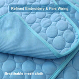 Dog Cooling Mat for Hot Weather – Chilled Pet Pad for Beds, Crates & Travel