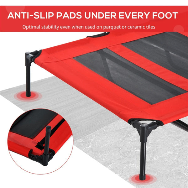 Pet Cages And BedsAmalgamite Pets My StoreCatFeatures:

 - Elevated off the ground for comfort and to allow airflow on all sides
 - Features a lightweight, steel frame making it highly durable
 - 600D PVC oxforPet Cages And Beds
