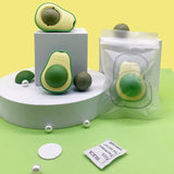 Avocado Catnip Toy – 360° Rotating Self-Cleaning Mint Ball for Cats.