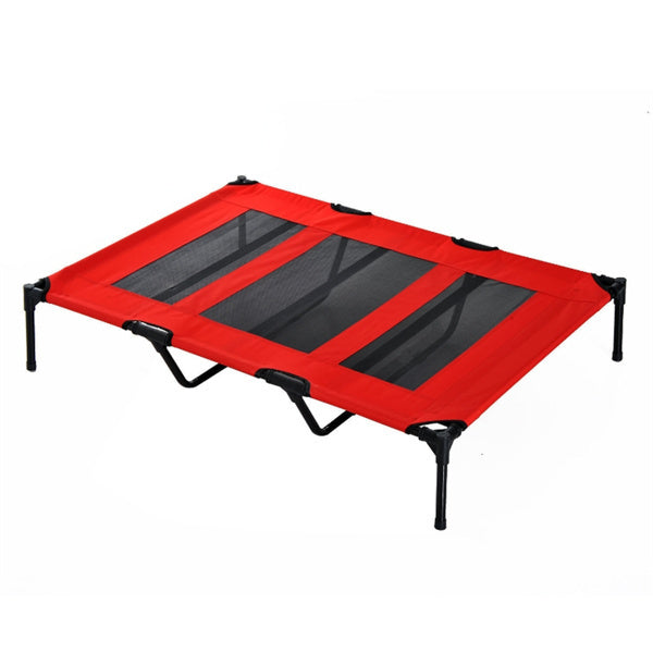 Pet Cages And BedsAmalgamite Pets My StoreCatFeatures:

 - Elevated off the ground for comfort and to allow airflow on all sides
 - Features a lightweight, steel frame making it highly durable
 - 600D PVC oxforPet Cages And Beds