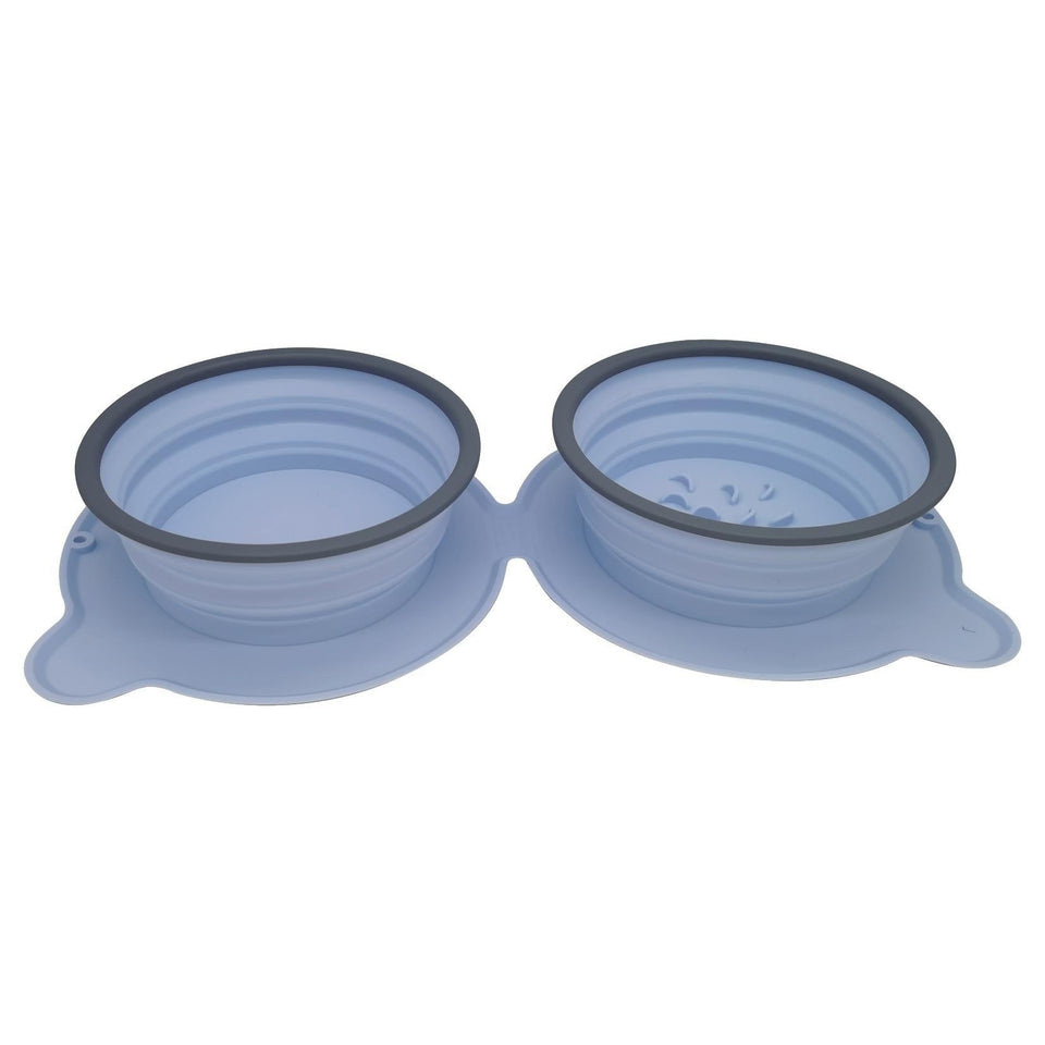 2-in-1 Fold & Go Feeder – The Ultimate Travel Bowl for Adventurous Pets!