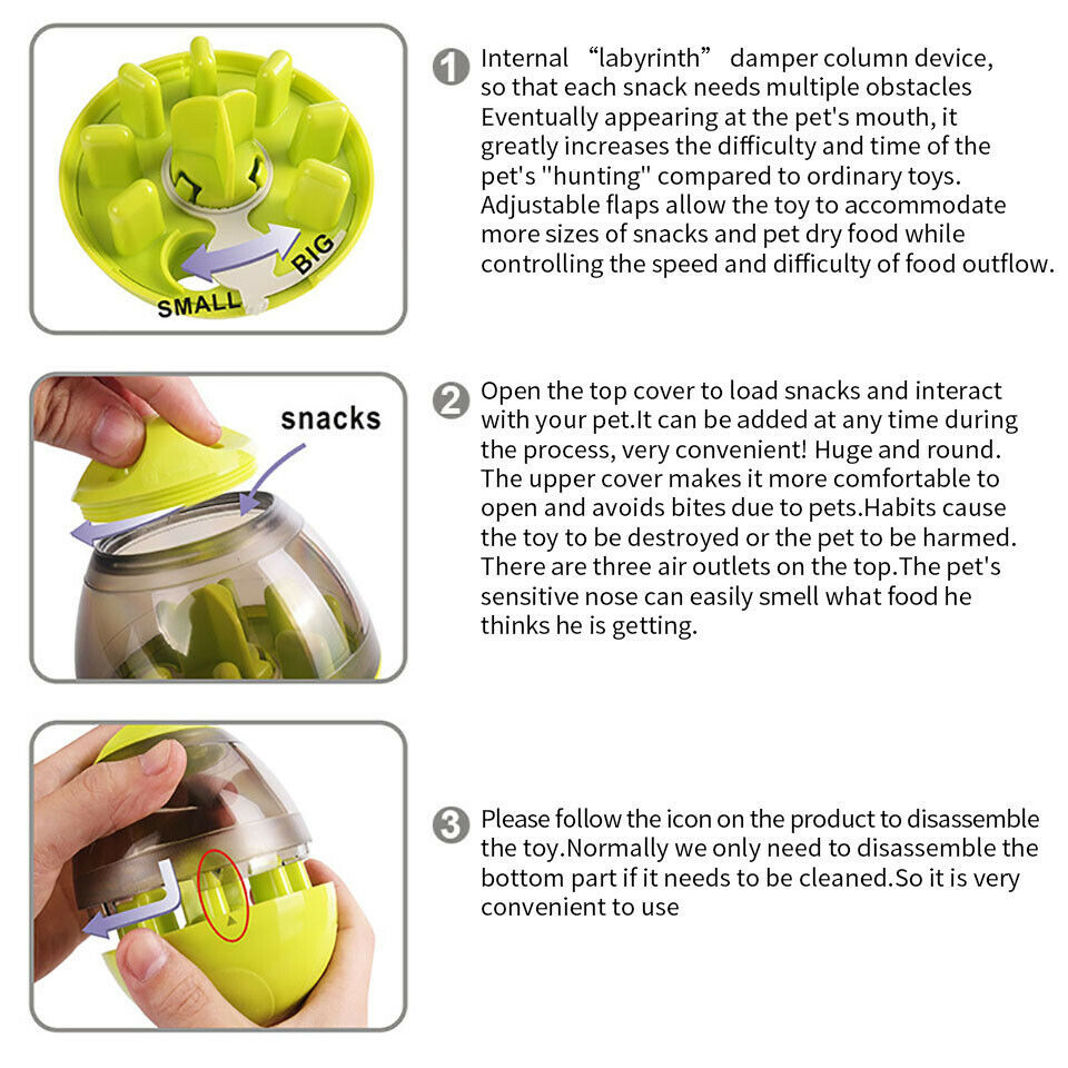 Tumbler Treat Dispenser & Slow Feeder Toy